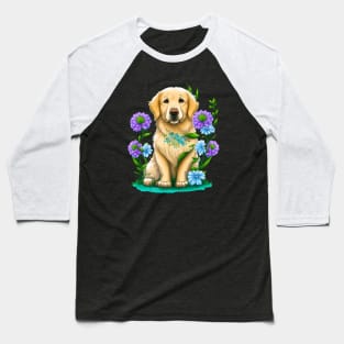 golden retriever dog lover Baseball T-Shirt